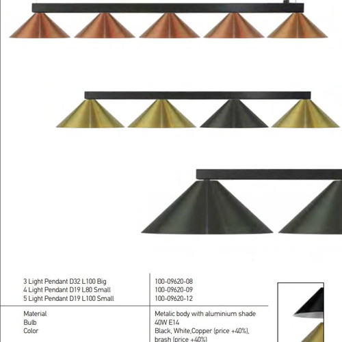 Luma Pentafoto Ceiling Light Rail New Black