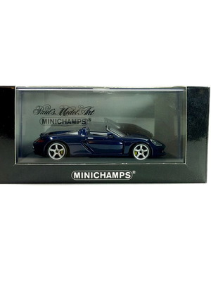 Porsche Carrera GT 2000 Blue Metallic 1:43 Minichamps model new