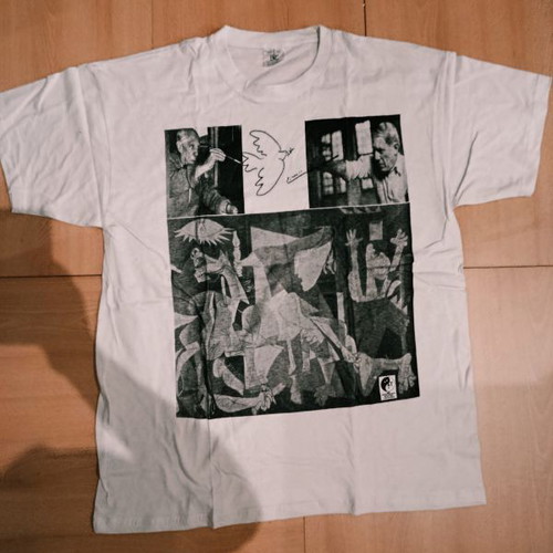 Picasso fashion t-shirt new, 100% cotton, size XL, white