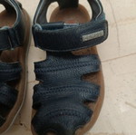 Camper leather kids sandals size 25 used with scratches