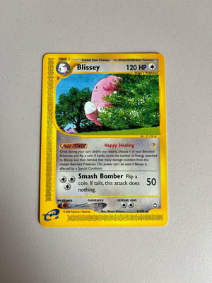 Blissey 6/147 AQ used Pokemon card in excellent condition