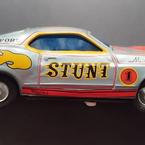 Tin Japan Ford Mustang Champion Stunt used, not working