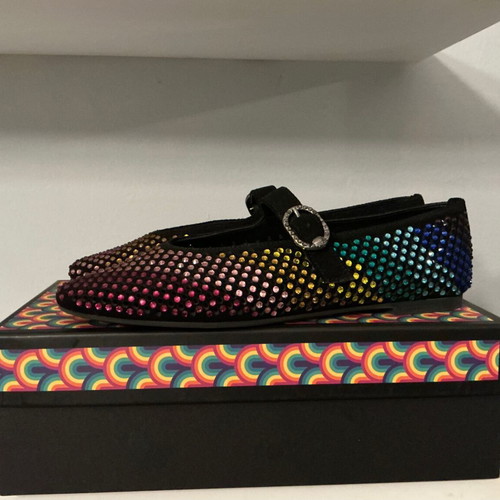 Kurt Geiger Mayfair Ballet Flats like new, multicolor