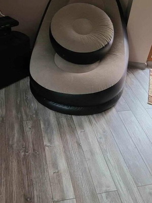 Inflatable armchair and stool new, portable