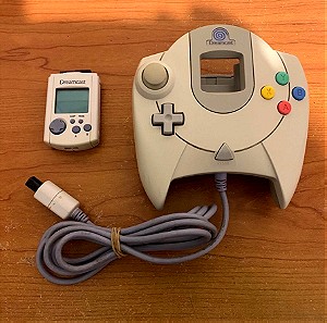 Sega Dreamcast Controller + memory card