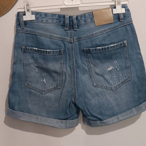 Stradivarius denim shorts like new, blue, size XS