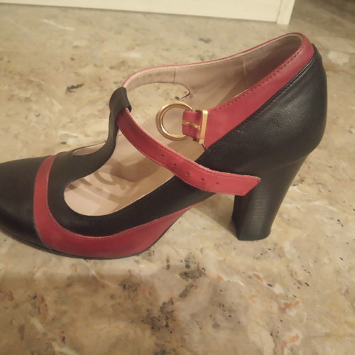 New Matic shoes black-red pumps size 36 new
