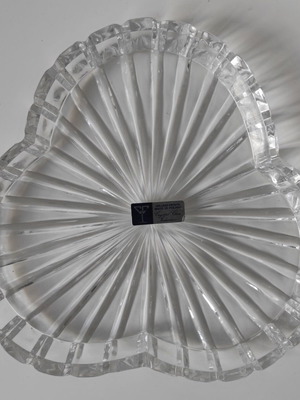 Κρυστάλλινη Πιατέλα 24% Lead Crystal Καινούργια, Κομψή και Λαμπερή