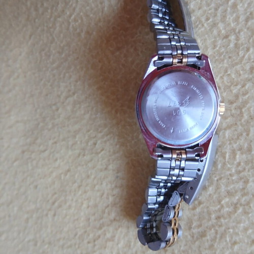 Jacques Smith quartz watch with two-tone steel bracelet
