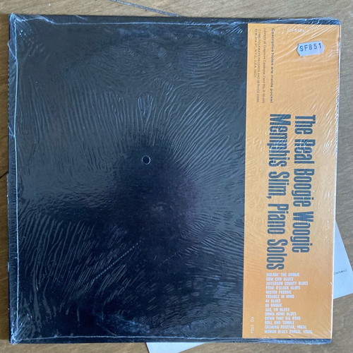 The Real Boogie Woogie Memphis Slim Piano Solos vinyl like new, blues