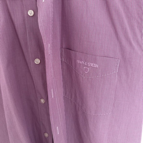 Navy & Green shirt size Large pink like new