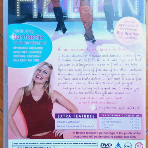 Dance Workout with Helen DVD like new