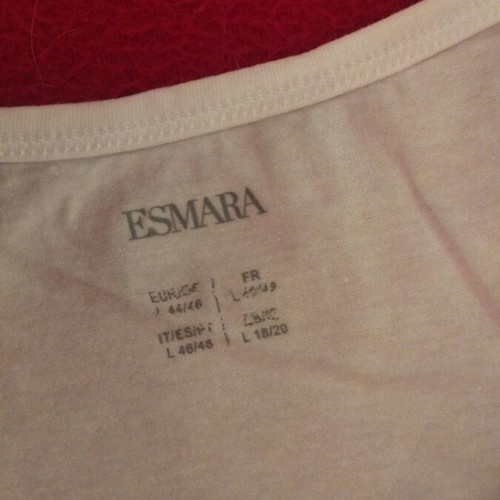 Esmara Women's White Tank Top L like new