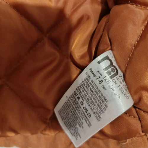 Mothercare kids winter jacket used brown size 7-8 years