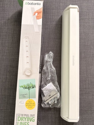 Brabantia Rollfix 22μ αποσπώμενες απλώστρες ρούχων τοίχου