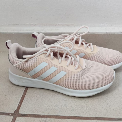 Adidas QT Racer 2.0 cloudfoam lightly used pink sports shoes size 40
