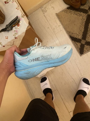 One Mix athletic shoes, blue, size 45-45.5