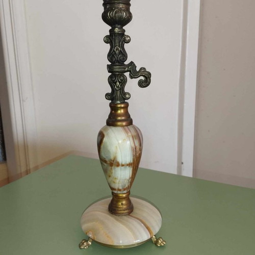 Vintage marble candlestick