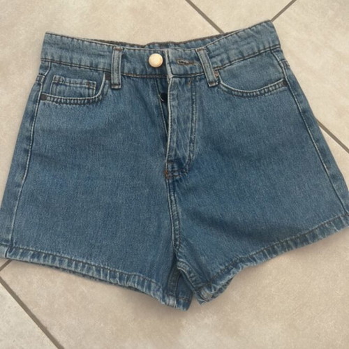 Denim shorts new, size S 36 8, blue