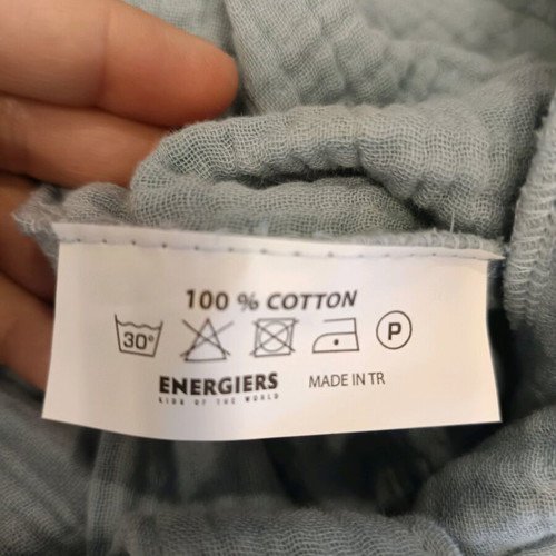 Energiers No 4 Cotton Blue Bathrobe New