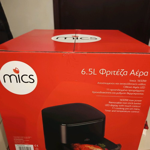 Mics Air Fryer 6.5L new