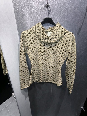 Vintage Lurex Turtleneck Top like new, size S-M