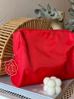 Νεσεσέρ Lancôme κόκκινο μεταχειρισμένο με μεγάλη χωρητικότητα