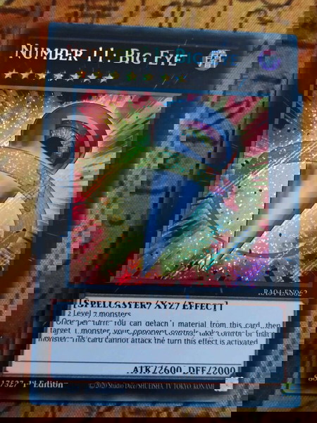 Number 11: Big Eye (Secret Rare, Yugioh)