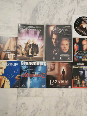 Pack of 9 sci-fi and thriller DVDs like new