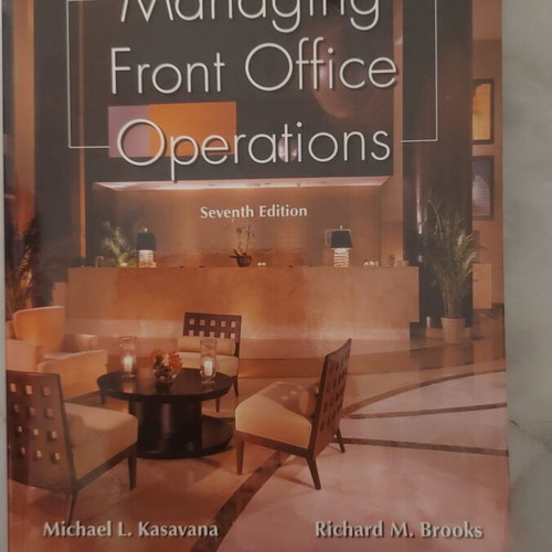 Managing Front Office Operations 7th Edition like new, English
