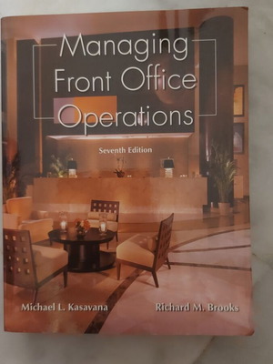 Managing Front Office Operations 7th Edition like new, English