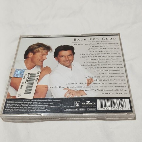 Modern Talking Back For Good CD like new, pop