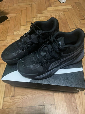 Puma Basketball Shoes New, Size 42, Black