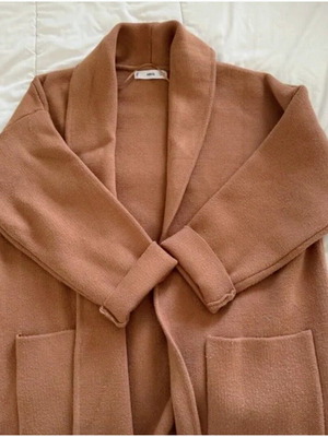 Mango women's coat jacket used, size Small, beige brown