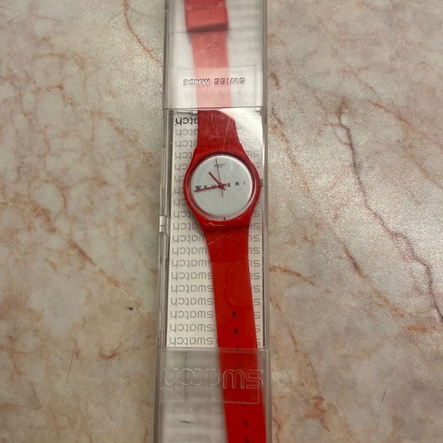 Swiss watch like new, orange