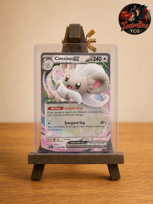Cinccino ex Rare Pokémon TCG Mega Evolution Chaos Rising card like new