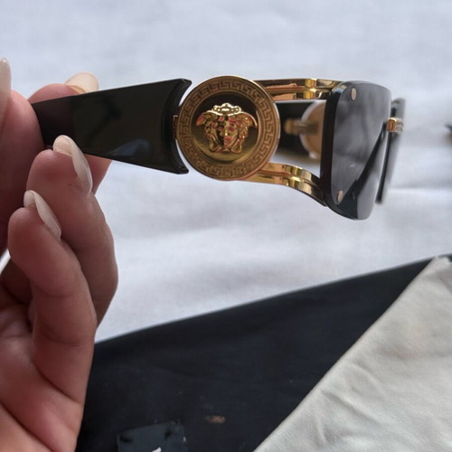 Versace VE2291 Sunglasses Black/Gold luxury edition like new