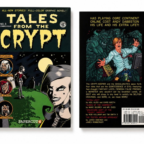 Tales from the Crypt Papercutz hardcover graphic novels like new, set of 8