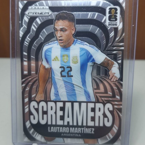 Prizm Fifa World Cup 2026 Lautaro Martinez Screamers card like new