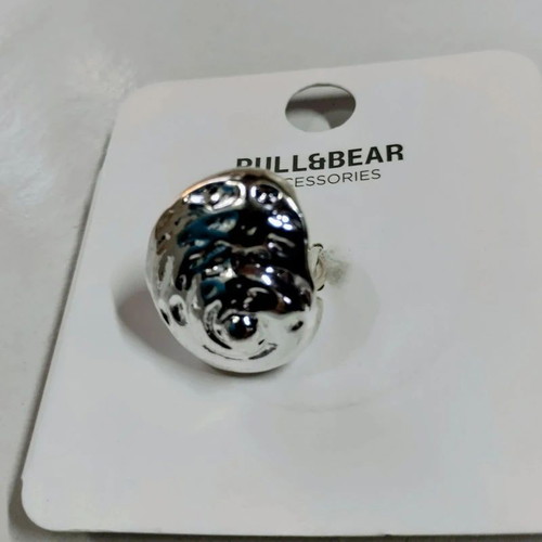 Pull&Bear silver shell ring new summer jewelry