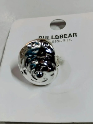 Pull&Bear silver shell ring new summer jewelry