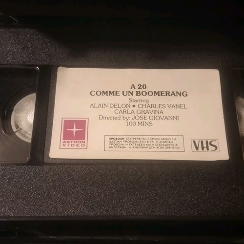 Video cassette Comme un Boomerang used, crime adventure