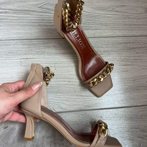 Beige sandals new size 36
