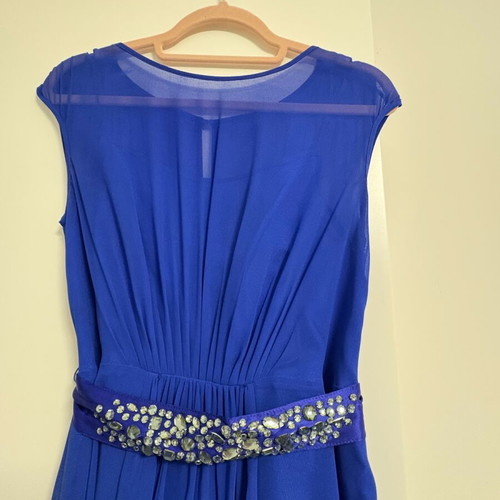 Coast maxi dress used, blue, size M