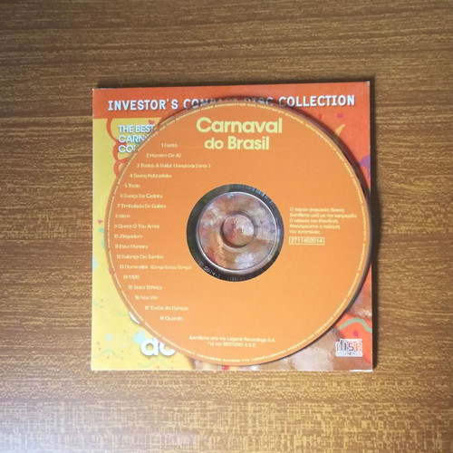 Carnaval Do Brasil CD new with Latin, Samba, Lambada dance songs