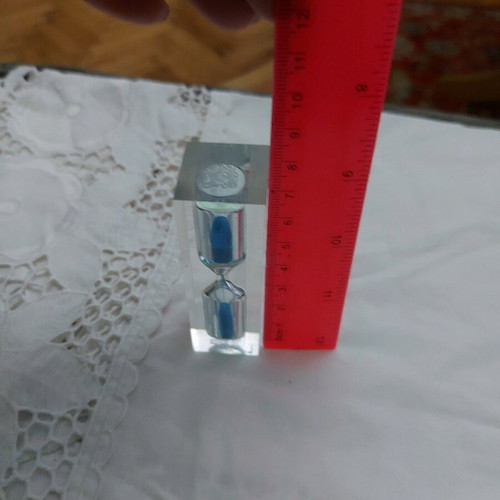 Sand timer 3 minutes blue like new