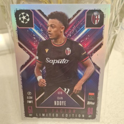 Dan Ndoye Topps X Factor limited edition card