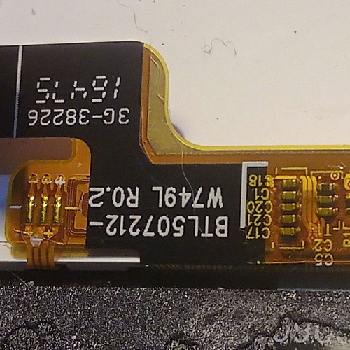 Huawei motherboard used and screen, each working separately
