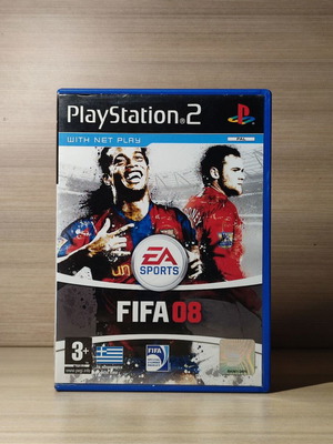 FIFA 08 PS2 пълна гръцка версия в отлично състояние