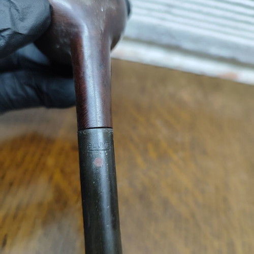 Vintage Plume Briar Smoking Pipe used, classic French design